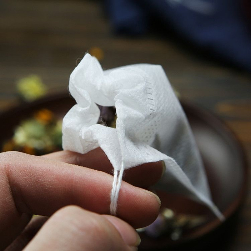 漢方薬煎じ袋、足湯薬粉フィルターティーバッグ、使い捨て不織布煮込みスープ調味料袋|undefined