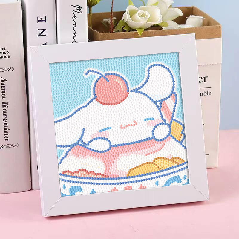 Diamante infantil DIY hecha a mano con material de marco paquete de dibujos animados Sanliou pegatinas de diamante regalo al por mayor pinturas de mampostería