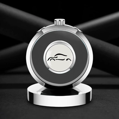 Perfume Ornaments, High-End Car, Perfplant seat - comes-with-1-bottle-blue-ocean-perfume-silver-alloy-ornament-please-specify-the-car-model-in-the-order-notes-otherwise-a-standard-car-emblem-will-be-sent