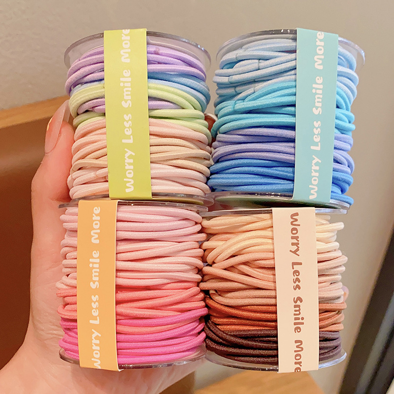 Las muchachas de la banda de goma del lazo del pelo de la banda de goma de los niños no hacen daño a la cuerda del pelo banda de Pelo elástico