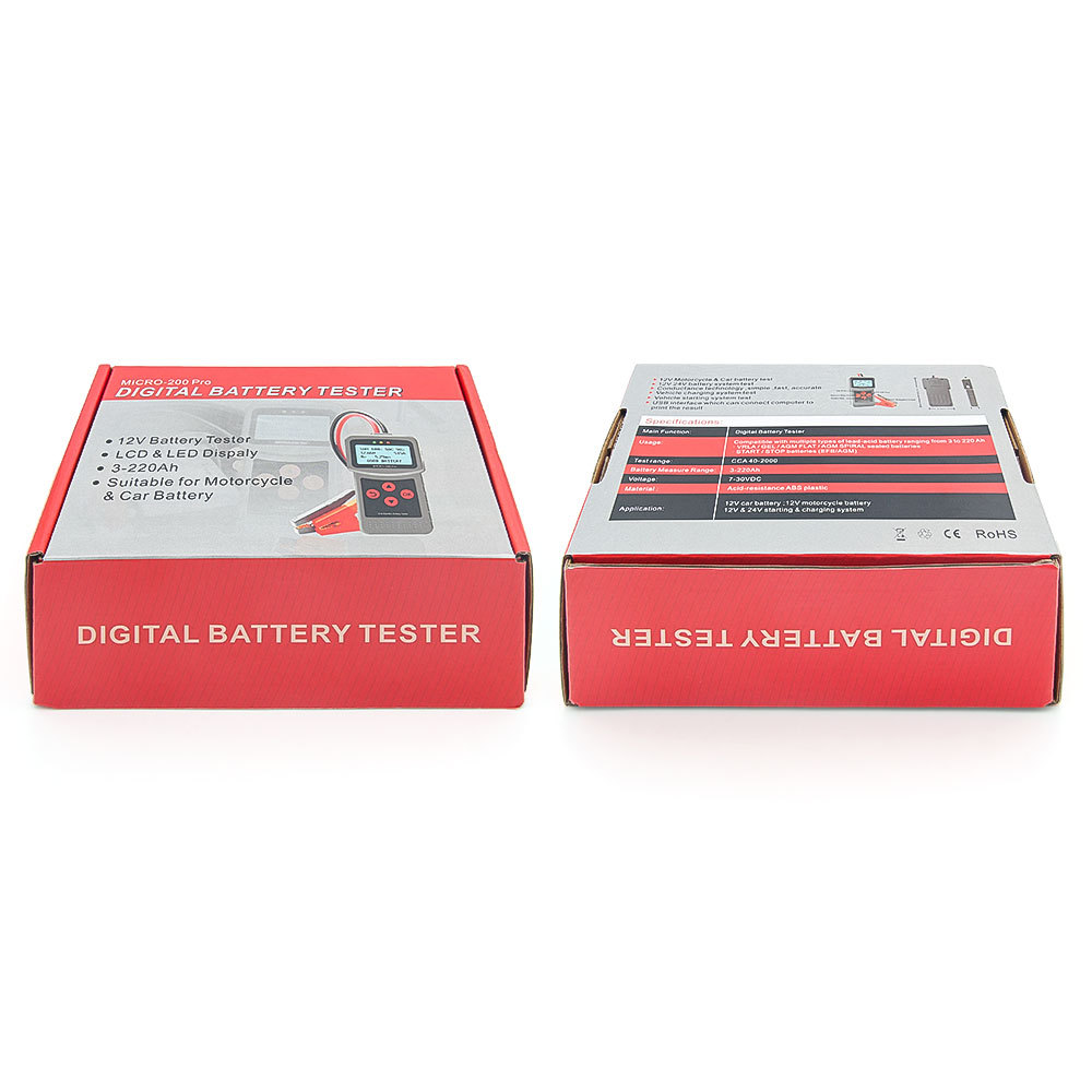 MICRO-200 Pro battery conductance tester multi-language battery detector