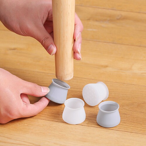 Wear-resistant non-slip silicone table and chair leg covers, chair stool table leg pads, restaurant table and chair leg silent protective covers