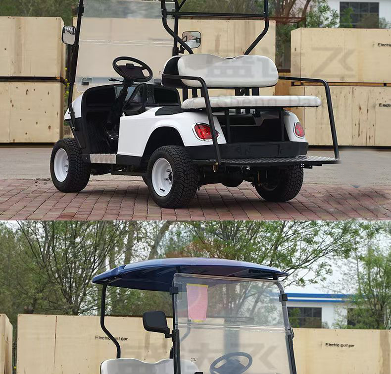 New Model Golf Cart Electric Four-Wheeler 2-8 Seat Sightseeing Car for Tourist Areas and Parks