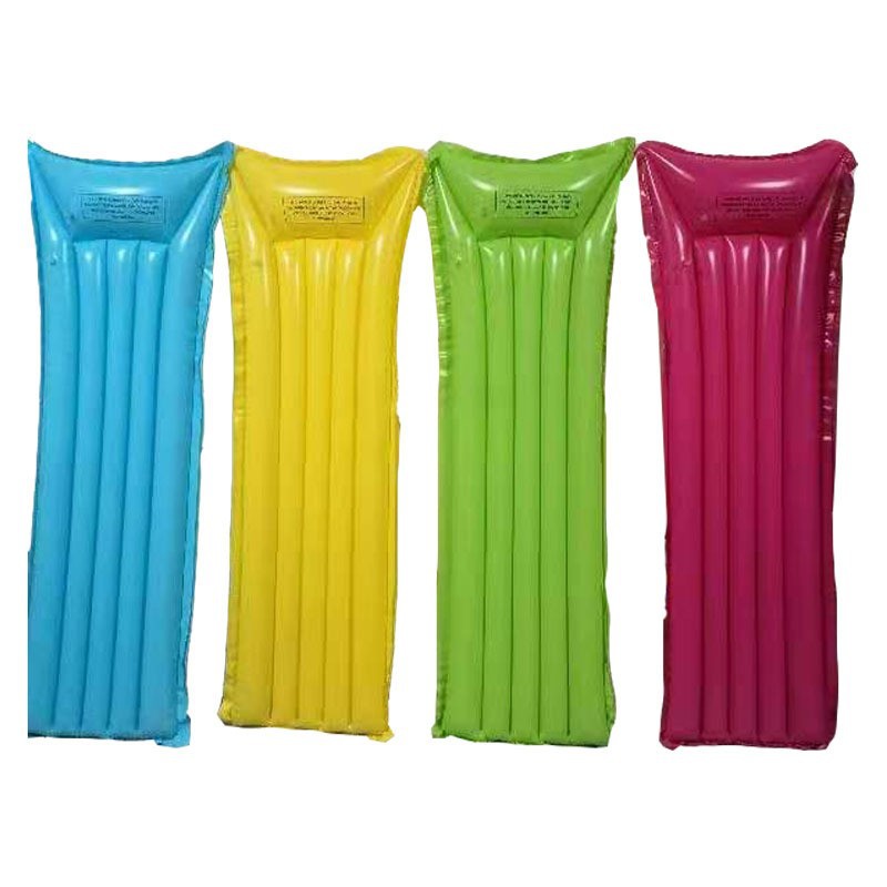 PVC inflable color sólido flotador ocio reclinable colchón inflable anillo de natación de agua tablero de surf spot al por mayor