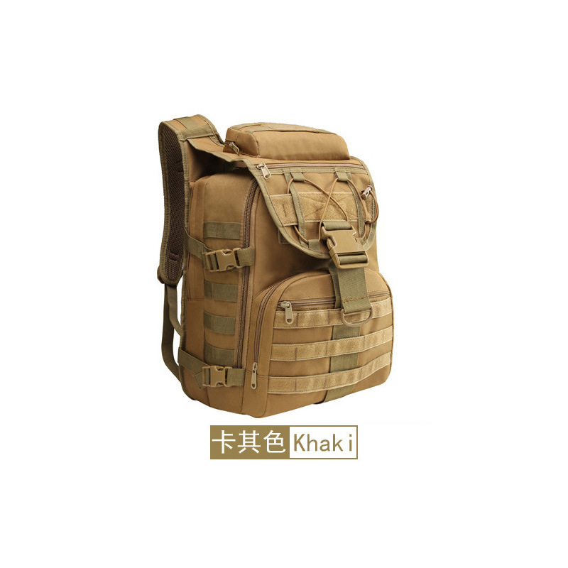 Bolsa táctica de hombro al aire libre bolsa de montaña impermeable caminata camuflada mochila táctica de hombre gran capacidad al aire libre resistente al desgaste