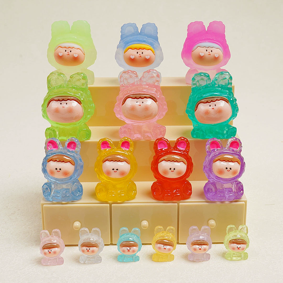 Градиент ультра-мини светящийся Liliss кролик смола аксессуары