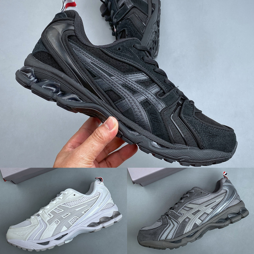 Cross-border GEL-KAYANO 14 retro thick-soled casual running shoes, featuring a mesh design for breathability, and a unisex style