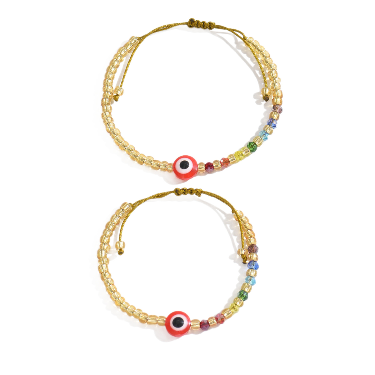 Bracciale filo rosso occhio greco protezione gioiello_voghion.com
