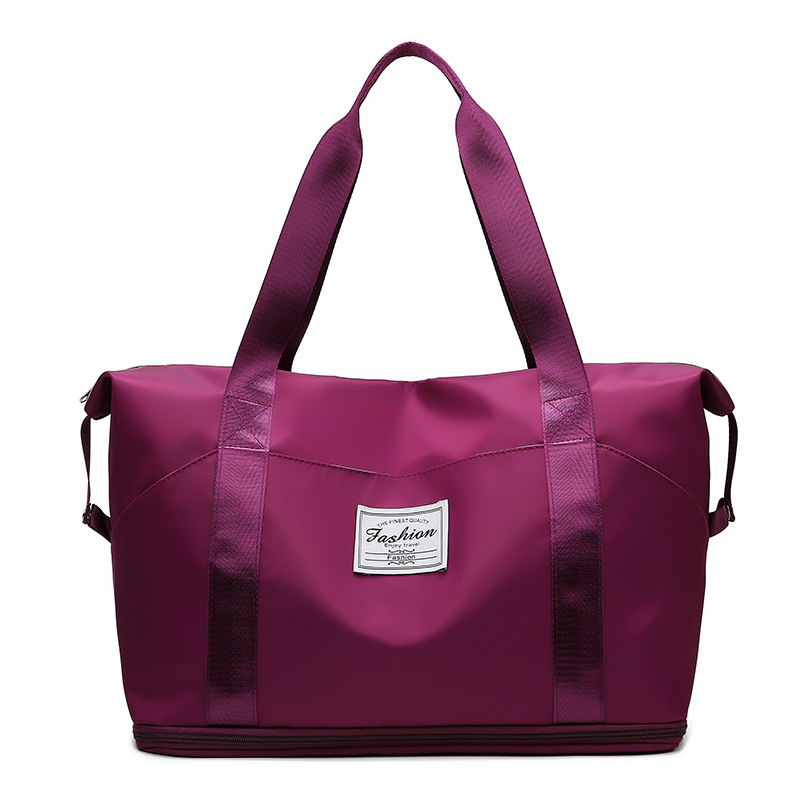 Bolsa de viaje de corta distancia simple ocio deportes fitness bolsa estilo coreano gran capacidad bolsa de hombro escalable estudiante ocio bolsa