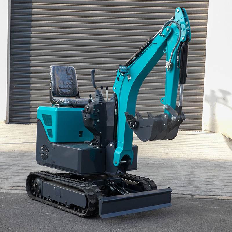 Miniexcavadora de 1 tonelada para uso doméstico, para excavación de tierra y zanjas, cargadora de ingeniería, miniexcavadora trituradora, microexcavadora. image 3