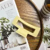 8.5 cm square clip-milk coffee color
