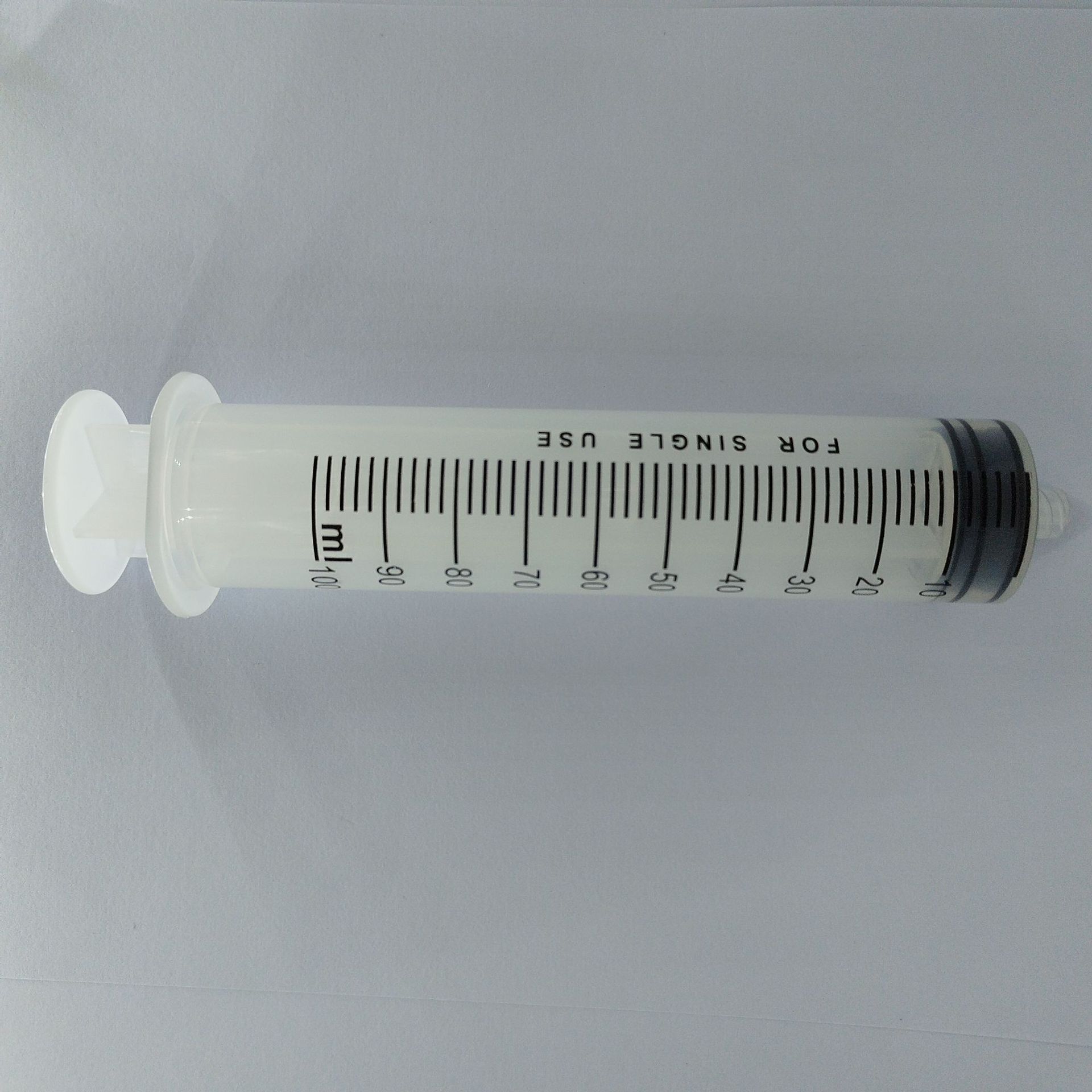 Comercio exterior al por mayor 1-500ml jeringa de plástico desechable boca recta con aguja jeringa animal