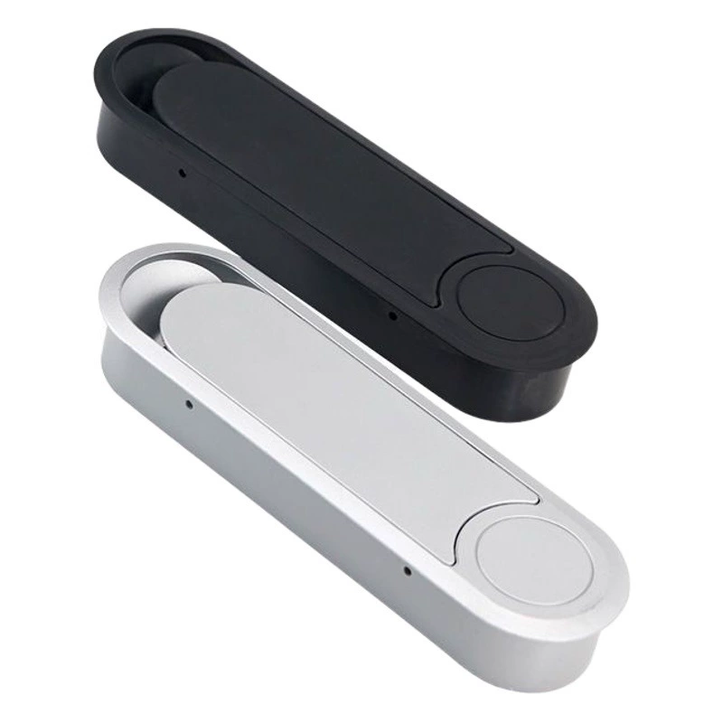 Сальто стола компьютера СТОЛА черноты крышки отверстия провода пластиковой коробки провода 52*182 овальное над коробкой провода