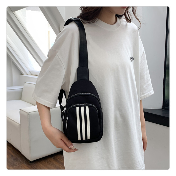 Women's Streetwear Stripe Nylon Waist Bags display picture 2