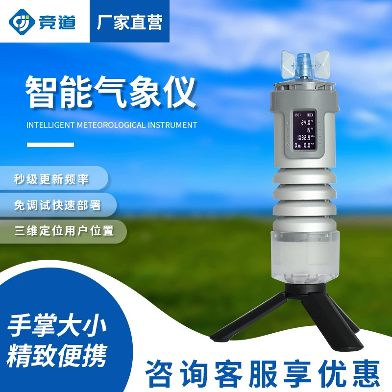 Наружная небольшая портативная Метеостанция Интеллектуальный Метеорологический прибор точный детектор окружающей среды наружная портативная метеостанция