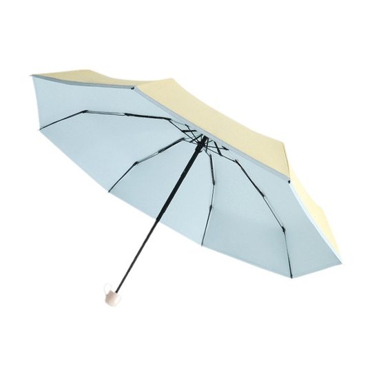 五折胶囊太阳伞女超轻便携黑胶防晒防紫外线雨伞遮阳伞迷你口袋