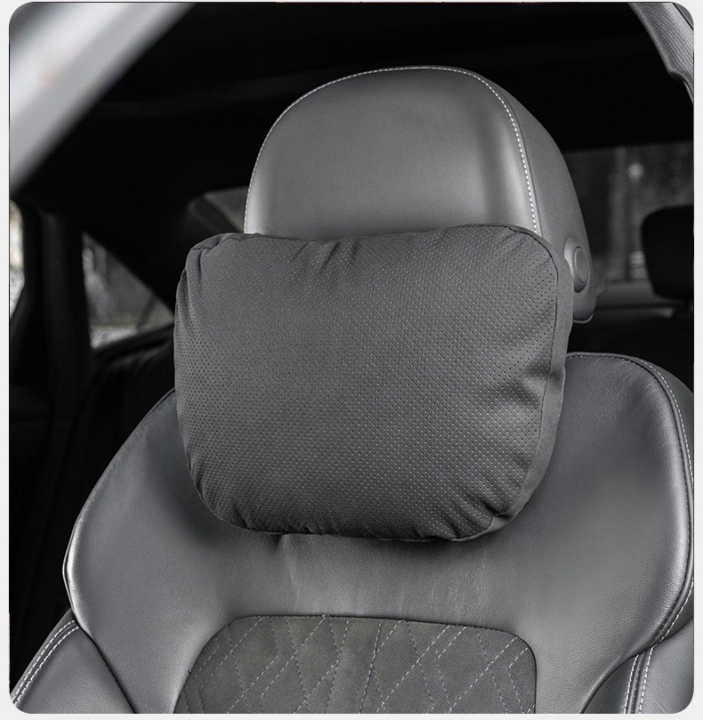 Suitable for Car Headrests, Perforated Car Pillows, Neck Pillows, Lumbar Cushions for Mercedes-Benz, Bmw, Tesla, Li Auto, and Aito