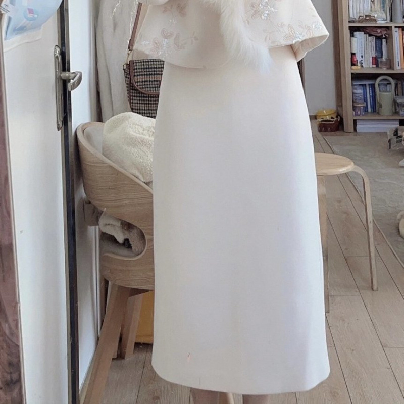 スカート(キルティングと厚手)