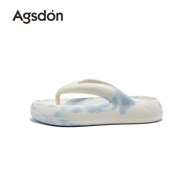 Sandalias de chanclas de suela gruesa Augustion para mujer 2025 verano nuevo estilo chanclas para llevar sandalias y zapatillas de playa de alta calidad