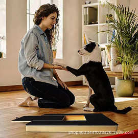 跨境木制狗抓板亚马逊狗狗玩具宠物狗磨爪板实木可抽拉狗指甲锉板