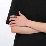 Ретро кольцо из нержавеющей стали, европейский стиль