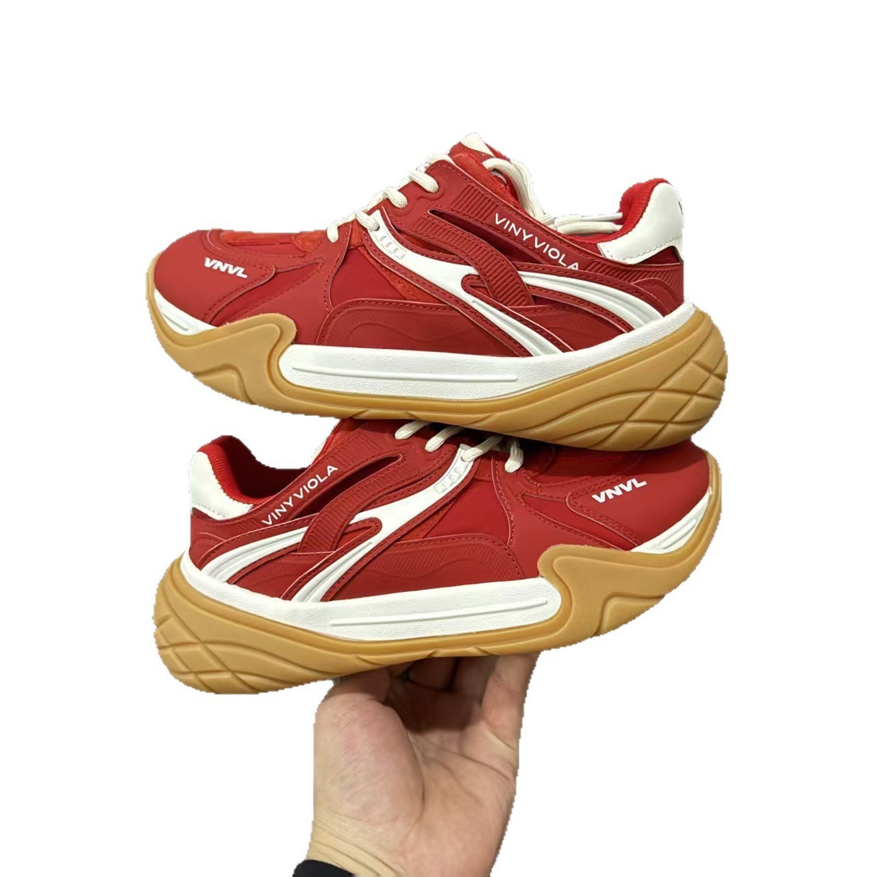 2025 Autumn New Fashionable Dad For Women, Thick Sole, Height Increasing, Lightweight, Comfortable, Versatile, Sports_vogvips.com