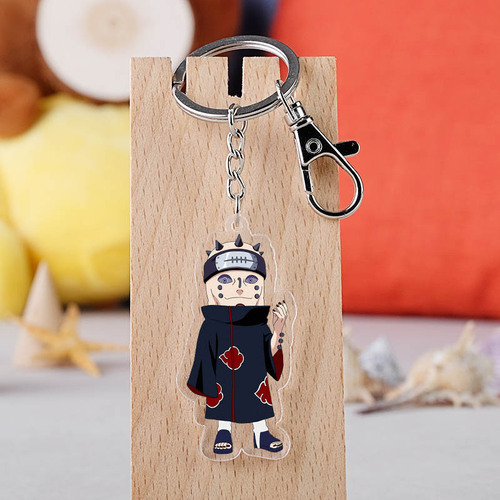 Anime Naruto Uchiha Clan Pein Acrylic Transparent Charms Naruto Sasuke Keychain