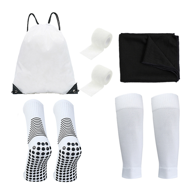 Cross-Border Football Socks Men's Socks Dotted Anti-Slip Sweat-Absorbent Socks Towel Bottom Thickened Towel Bottom Sports Socks Factory Wholesale