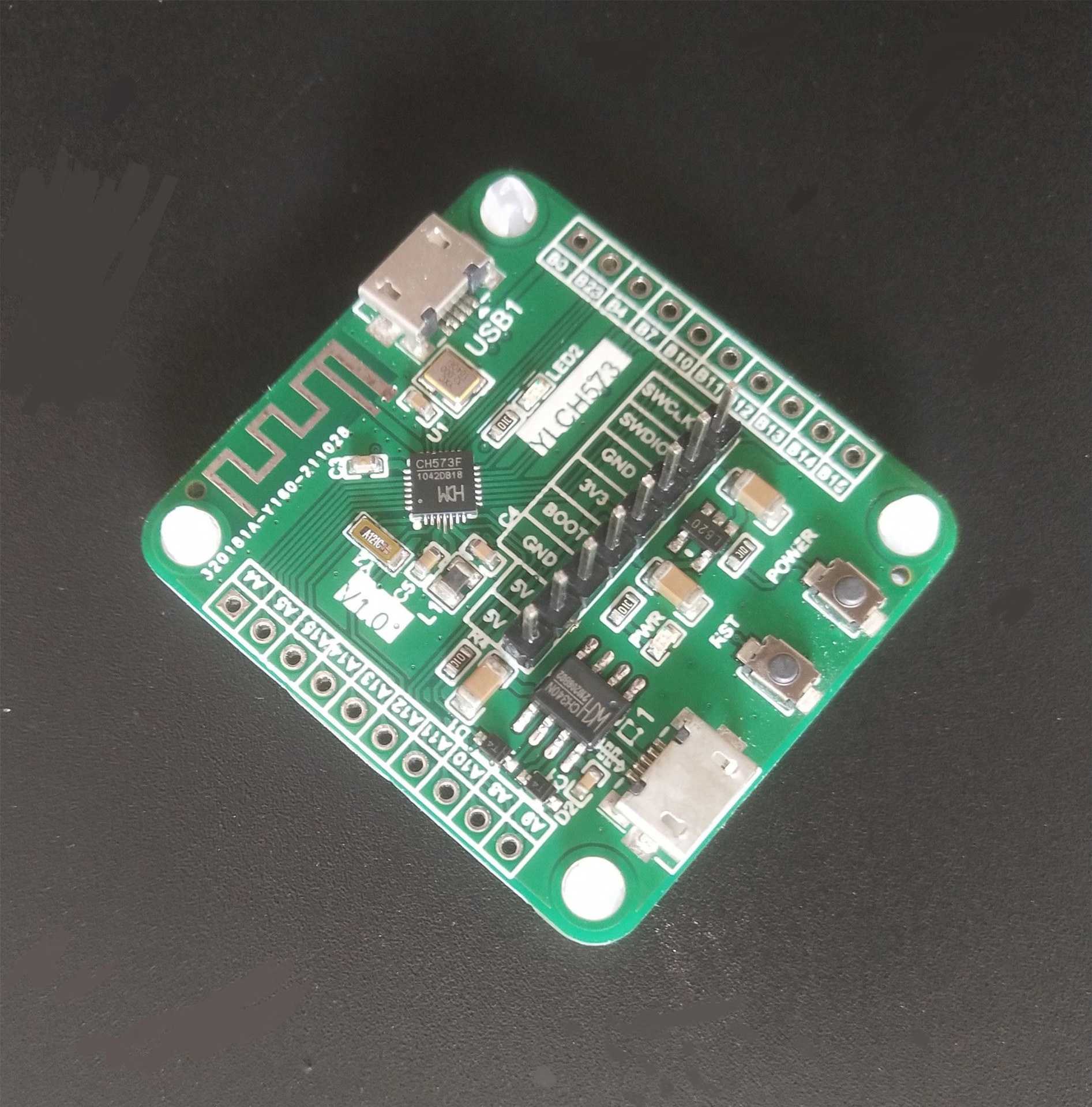CH573F ch573蓝牙 BLE4.2 开发板 评估板 RISC-V  USB Device/Hos