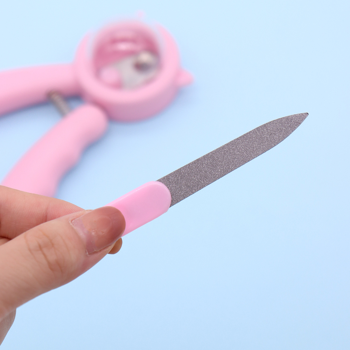 Cortaúñas para gatos, artefacto, cortaúñas para mascotas de doble orificio, cortaúñas para gatos, cortaúñas para gatos, no es necesario mirar la línea de sangre, pequeñas tijeras ciegas