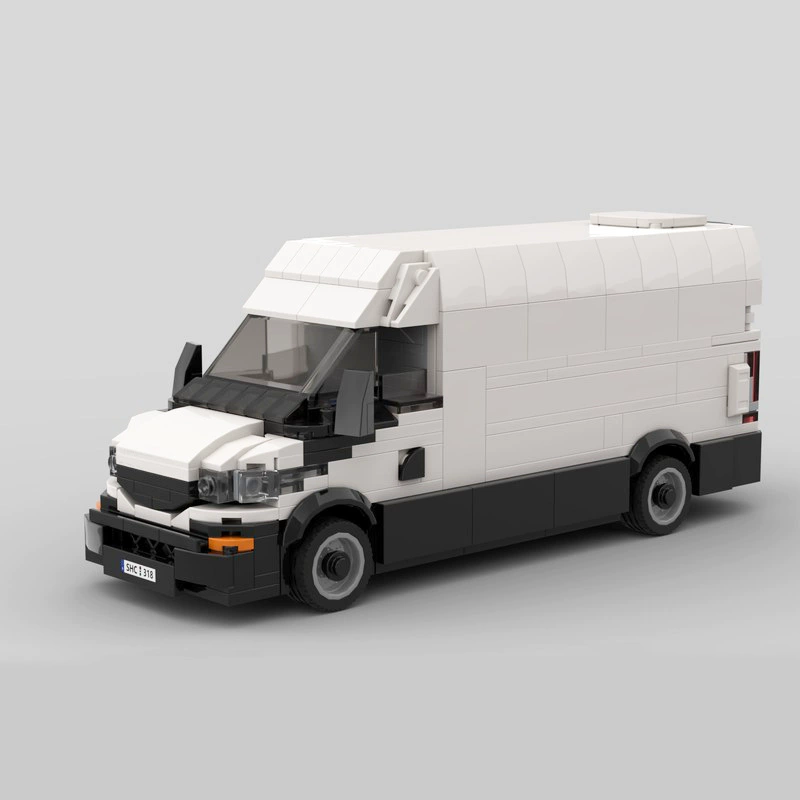 Международная/глобальная сборка MOC 130692-дневной фургон небольшой частицы модель автомобиля совместима с Lego