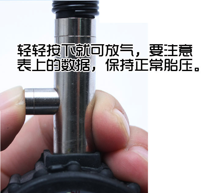 High-Precision Car Tire Pressure Gauge Multi-Function with Deflated Tire Pressure Gauge Long Hose Mechanical Tire Pressure Gauge Monitor