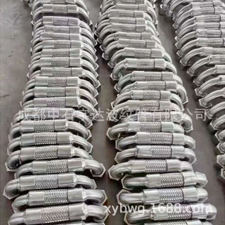 不锈钢法兰波纹管法兰金属编织软管不锈钢波纹补偿器工厂加工定制