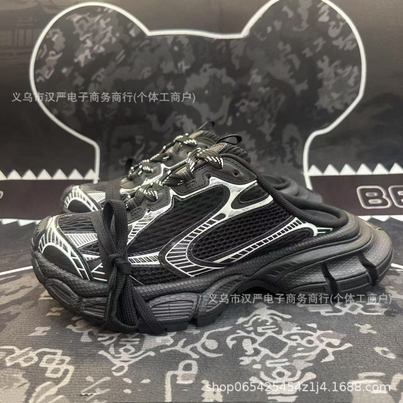 莆田パリ Track3XL ハーフスリップダッドシューズ男性と女性の靴レトロアウトドア厚底高さ増加カップルシューズランニングシューズ|undefined