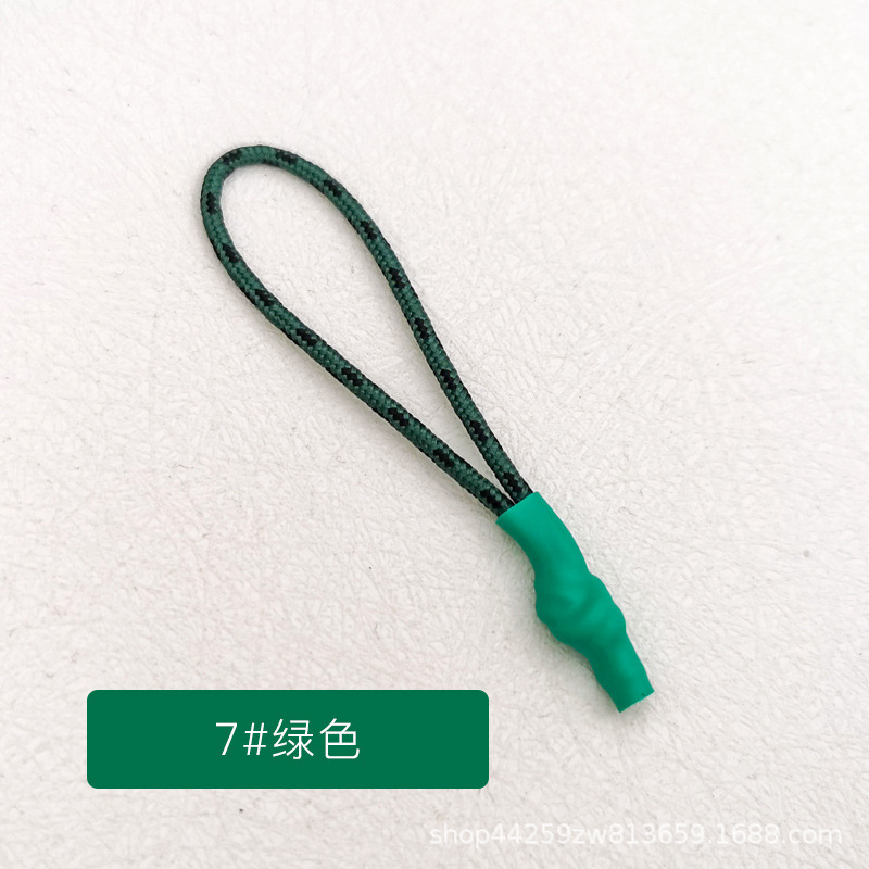 カラー熱収縮チューブロープPVCケーシングファスナーヘッドプルバックルケース服装プルテール射出成形|undefined