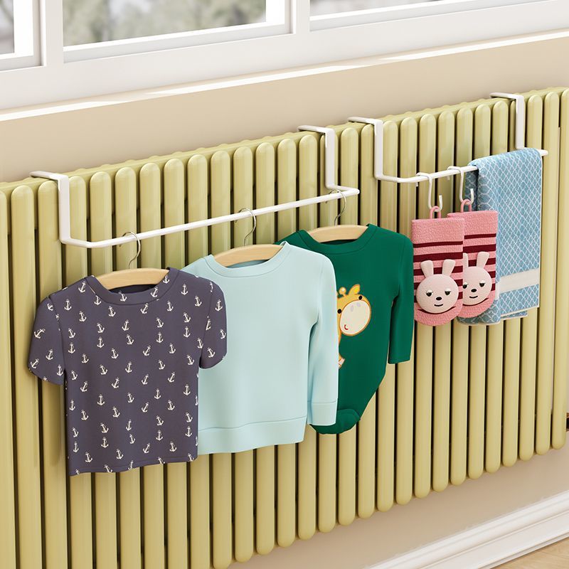 Radiator Clothes Drying Rack Household Radiator Pipe Hook Storage Rack Clothes Hanger Radiator Clothes and Shoe Rack