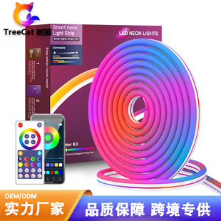 Cross-border Music Light Strip Music Remote Control Marquee Graffiti WiFi Smart DIY Modeling Music Neon Light Strip