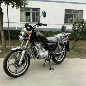 Fuel-efficient two-wheeled motorcycle for cross-country riding, low fuel consumption, durable and suitable for commuting in African rural roads
