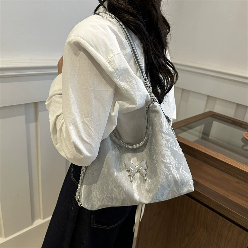 Autumn shoulder bag, capacious backpack, one-shoulder bag, western style