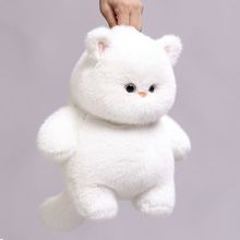 可爱喵它崽玩偶宝宝白色胖猫咪公仔可爱哈基米毛绒玩具送女生礼物