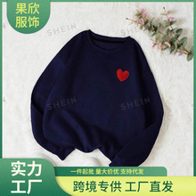 ���S���l Heart Print Thermal Lined Sweatshirt�W����]�Bñ
