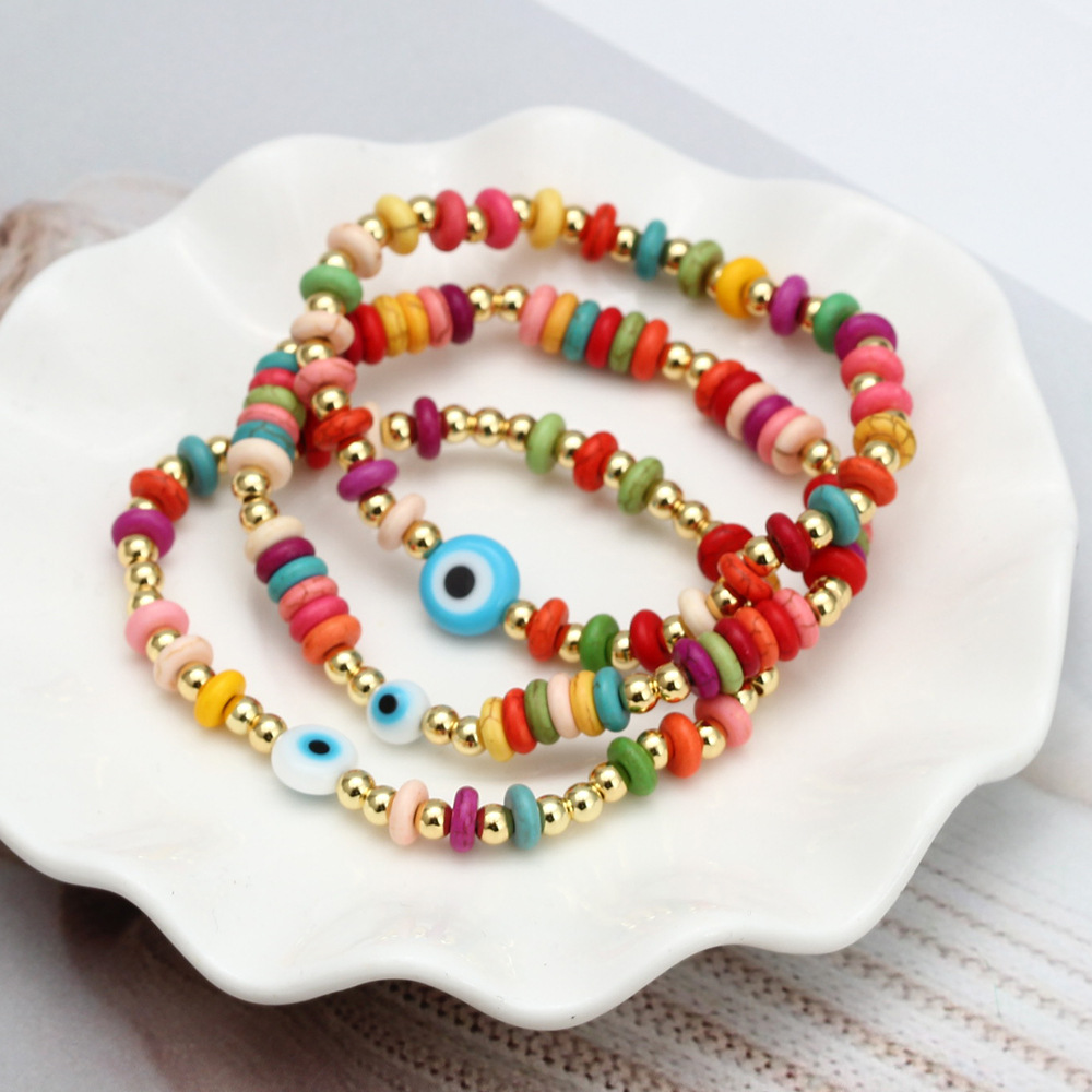 Fashion Eye turquoise Plating Bracelets 1 Piece