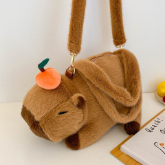 カピバラバックパック、ぬいぐるみハンドバッグ、カピバラバッグ、醜くてかわいいショルダーバッグ、メーカー卸売動物人形