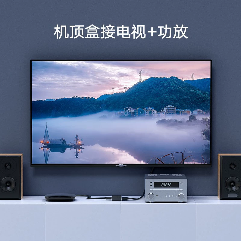БиЯЗ HDMI аудиоразделитель 4K HD 3D видео распределитель аудио 5.1 канала zh87