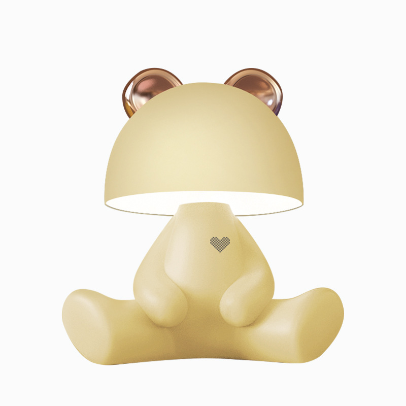 Lámpara de escritorio de protección de ojos LED recargable para regalo de cumpleaños para la novia para la novia para la novia para la luz de la noche (sin Bluetooth)