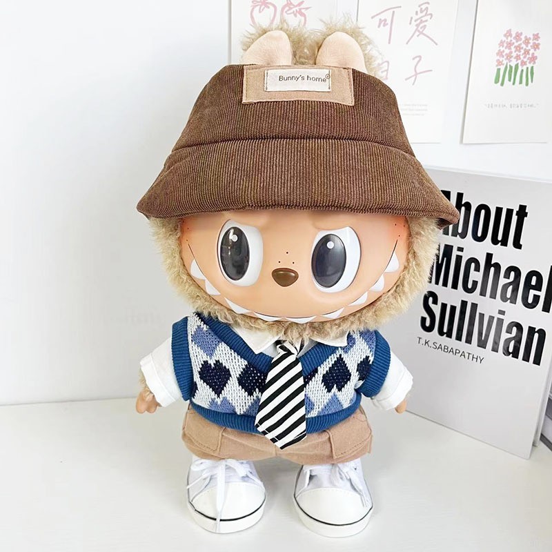 38cmラブブベビー服、ラブブぬいぐるみ服、ラブブ人形着替え、漢服スカートスーツ|undefined