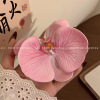 Advanced hair accessory, retro three dimensional hairgrip, high-quality style, french style, flowered