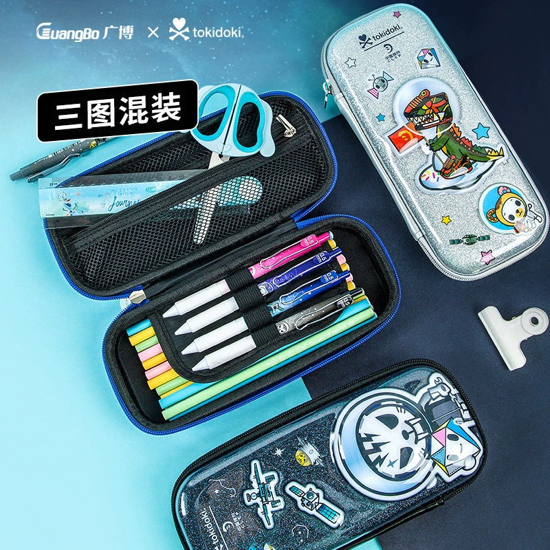 Гуманитарная благотворительность Подлинная серия Tokidoki EVA Пен коробка начальная школа мальчики мультфильмовый многофункциональный канцелярский Пен-сумка