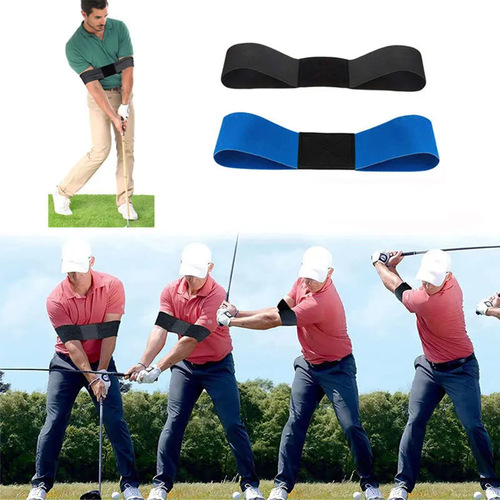 Hand Exercise Corrector, Beginner Assistance Arm Position Correction Elastic Band Golf Swing Corrective Strap