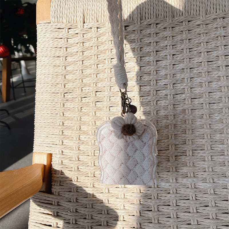 Korean style twist sweater for Samsung zflip5 folding phone case GalaxyZflip3/4 generation woven hand rope_voghion.com